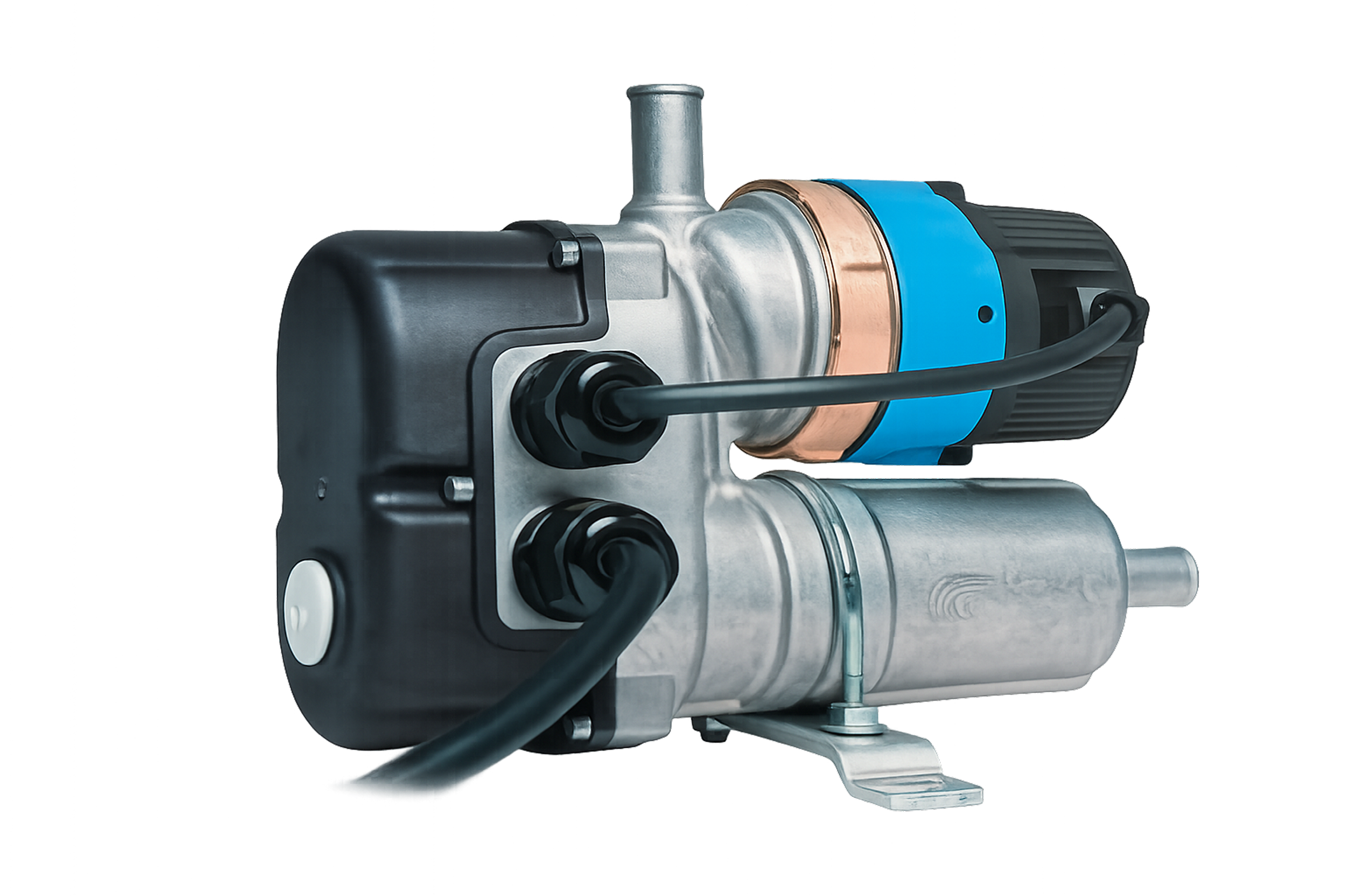 FlowStart forced flow coolant heater with integrated pump